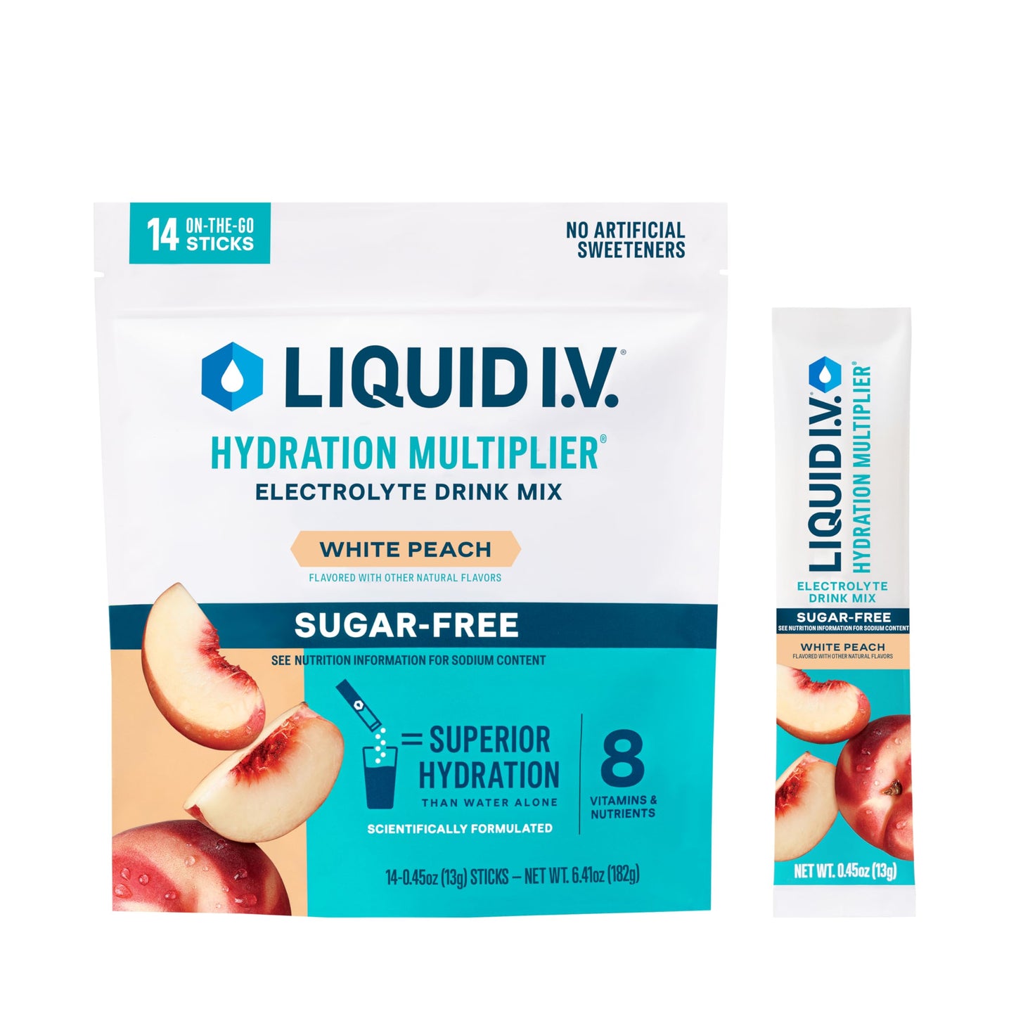 Liquid I.V Hydration Multiplier Drink Mix Peach