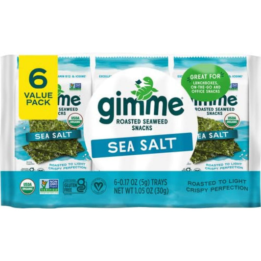 Gimme Roasted Seaweed Snack Sea Salt