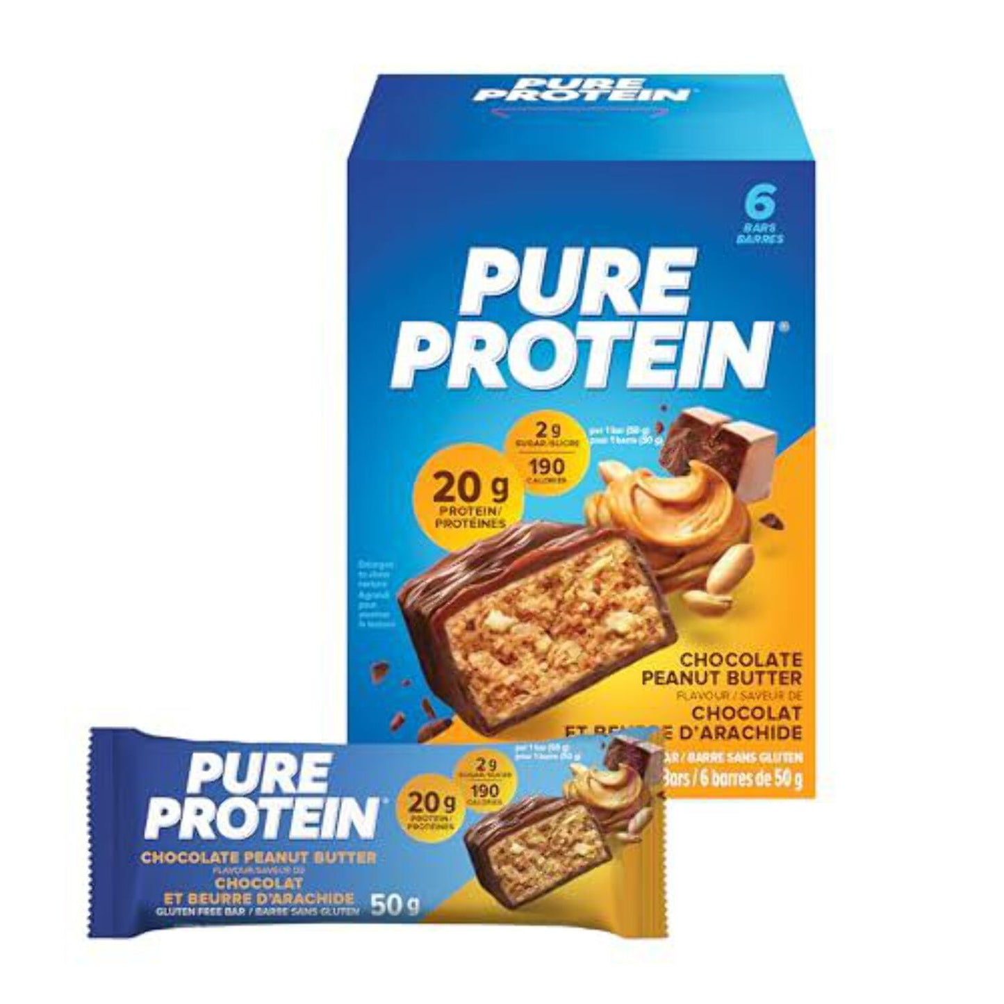 Pure Protein Chewy Chocolate Peanut Butter