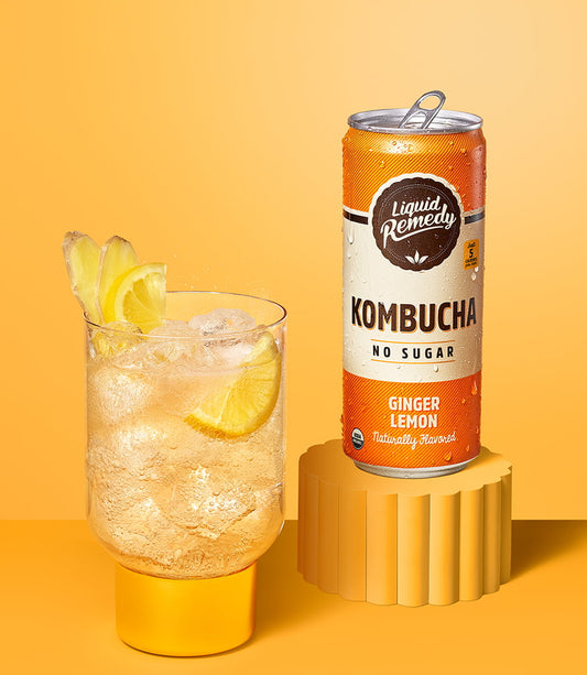 Liquid Remedy Kombucha Ginger Lemon