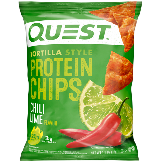 Quest Tortilla Style Protein chips Chilli Lime